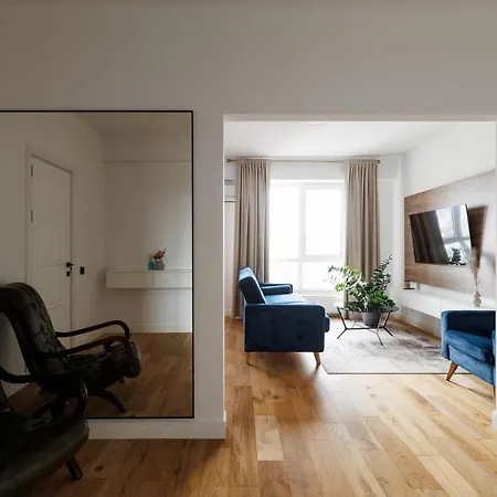 Modern With One Bedroom And Living Apartment